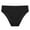Black, variant on Womens Comfort Revolution Modern Seamless Hi-cut Underwear, No-show Stretch Panties(White, XL)