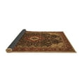 thumbnail image 2 of Ahgly Company Indoor Round Medallion Brown Traditional Area Rugs, 3' Round, 2 of 4