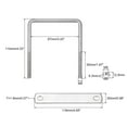 thumbnail image 2 of Square U-Bolts 304 Stainless Steel, U Bolt with Nuts and Plates, for Boat Trailer M8x87mmx110mm, 2 of 5