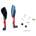 thumbnail image 2 of Motorcycle Rear View Side Mirrors, Motorcycle Handlebar End Mirror Rearview Mirrors Universal Motorcycle Mirrors for Motorbike, ATV, Dirt Bike, Fits 6mm 8mm 10mm, 2 of 8
