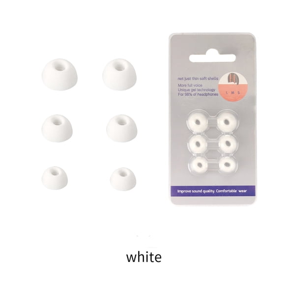6PCS Replacement Eartips for CMF by Nothing Buds Pro 2 - Silicone Ear Tips (S/M/L Sizes) - Noise Isolation Soft Earbud Covers