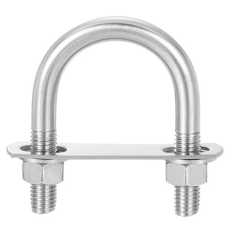 

Round U-Bolts 6 Sets 51mm(2.01 ) Inner Width 87mm Length M12 304 Stainless Steel U Clamp Bolt with Nuts and Plates