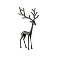 thumbnail image 2 of Deer Statue under $5! Bzdzmqm European-style Imitation Metal Deer Statue, Antique Finish Deer Sculpture for Entryway Decor, Outdoor Garden Porch Decor, Rust-proof Home Ornament, 2 of 6