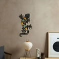 thumbnail image 3 of Metal Gecko Wall Art, Large Outdoor Lizard Wall Decoration for Fence Porch Garden, Handmade Metal Gecko Wall Hanging Sculpture for Living Room Bedroom Study Patio Home Decoration and Gift, 3 of 5