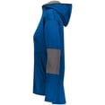 thumbnail image 4 of Holloway Sportswear S Womens Sof-Stretch Jacket Royal/Carbon 229737, 4 of 5
