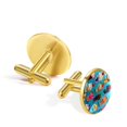thumbnail image 3 of Ice Cream Elegant Shirt Cufflinks Set Made of Stainless Steel for Formal Occasions, 3 of 6