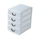 thumbnail image 4 of Cajones de almacenamiento, organizador de almacenamiento, armario de almacenamiento, estuche de almacenamiento de documentos, para guardar artículos 4 capas, 4 of 8