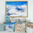 thumbnail image 3 of Designart 'Wooden House With Winter Mountain Landscape' Traditional Framed Art Print, 3 of 4