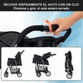 thumbnail image 4 of Cochecito Plegable para Mascotas, Carro para Perros y Gatos con Ruedas 360°, Malla Transpirable, Diseño Portátil, Amortiguación y Freno, Espacio de Almacenamiento, 4 of 5