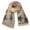 Black, variant on Aueoeo Large Chunky Scarf Colorful Five Star Printed Scarves Soft Big Warm Wool Thick Winter Warm Blanket Women Beige