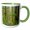 Green/White, variant on 3drose, Mt. Baker Snoqualmie National Forest Hiking Trail, Wa., 11oz Two-tone Green Mug