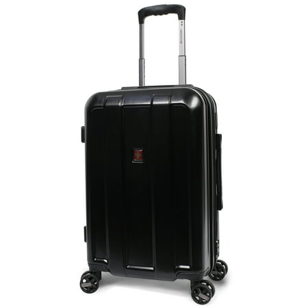 SwissTech Navigation 21" Hard Side Carry-on Luggage, 24"H x 15"W x 10.5"D, (Walmart Exclusive)