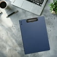 thumbnail image 4 of Clipboard Folder, A4 Foldable Clipboard with Metal Clips & Cover, File Cover Work Folder Clipboards for Office Workers, Students, Teachers, Dark Blue, 4 of 6