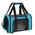 thumbnail image 1 of Transportín para mascotas Henkelion para gatos y cachorros de hasta 7 kg, color azul, 1 of 8