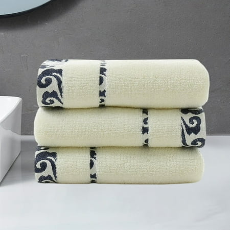 Hovmgk Cotton Face Towel Absorbent Dry Washcloth for Gentle Skin Care Soft and Comfortable Towel for Everyday Use Perfect for Bathroom Kitchen and Personal Care