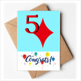 thumbnail image 1 of wealth 5 poker Wedding Cards Congratulations Greeting Envelopes, 1 of 3