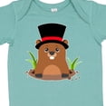 thumbnail image 4 of Inktastic Groundhog Day with Groundhog in Top Hat Boys or Girls Baby Bodysuit, 4 of 5