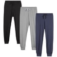 thumbnail image 2 of Sweet Hearts Girls' Sweatpants - Super Soft Athletic Performance Joggers: (3 Pack), 2 of 7