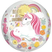 Mayflower Products 15" Magical Unicorn Clear Orbz