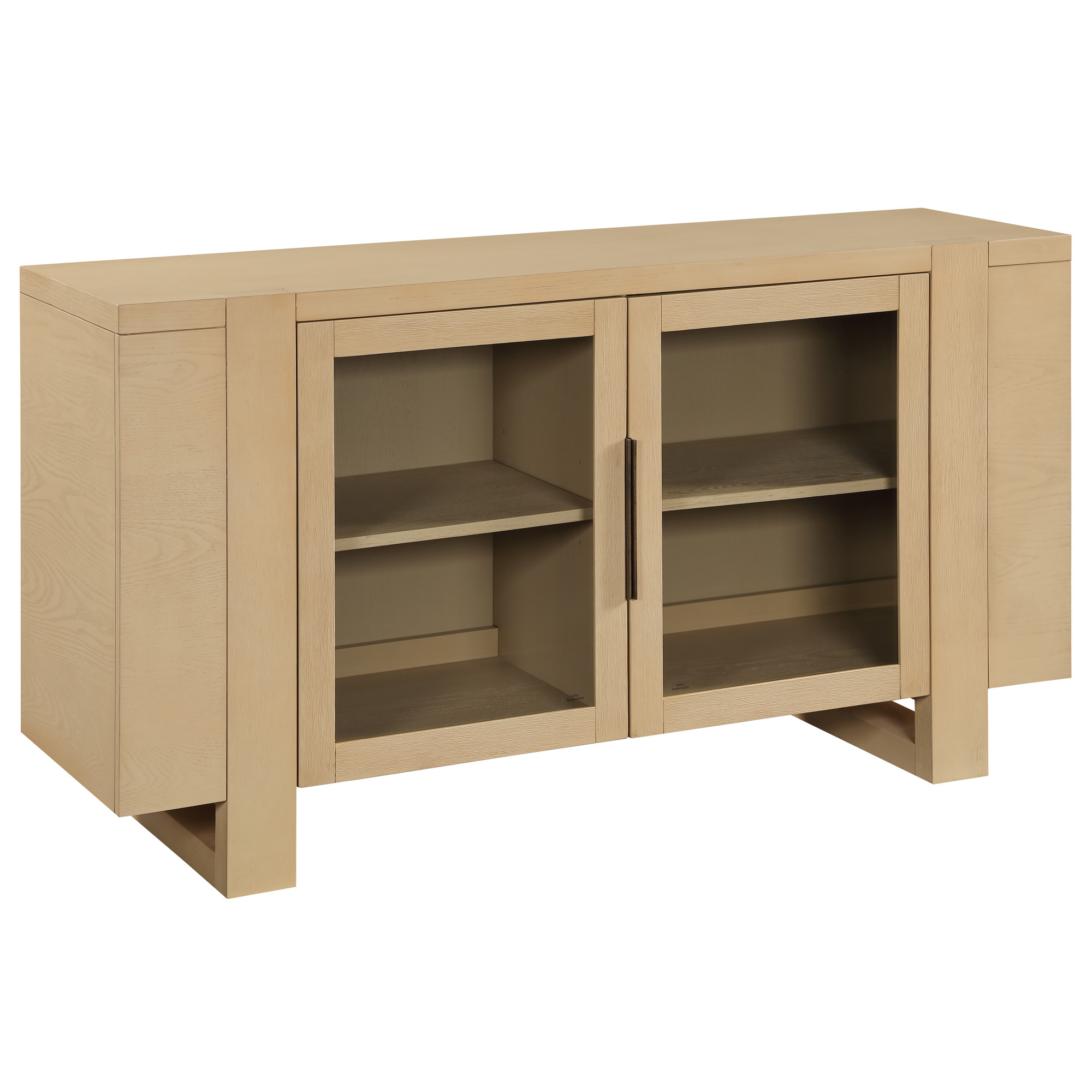Steve Silver Reid Sand 60 inch Width Sideboard with 2 Shelves