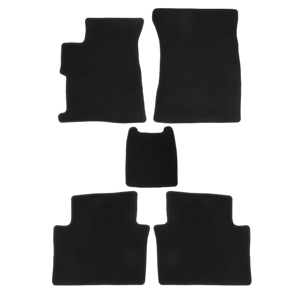 Juego de Alfombrillas para el Suelo del Coche Unique Bargains para Honda Civic Sedan 12-16 Terciopelo Antideslizantes