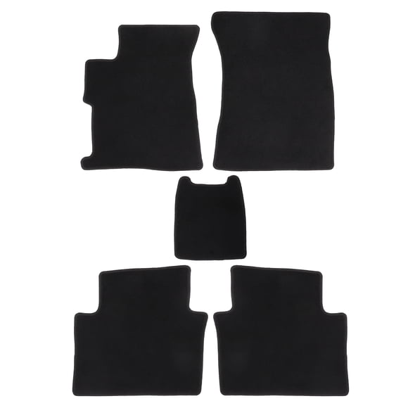 Juego de Alfombrillas para el Suelo del Coche Unique Bargains para Honda Civic Sedan 12-16 Terciopelo Antideslizantes