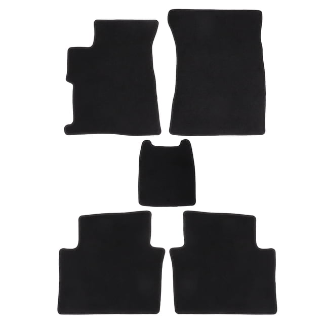 Juego de Alfombrillas para el Suelo del Coche Unique Bargains para Honda Civic Sedan 12-16 Terciopelo Antideslizantes