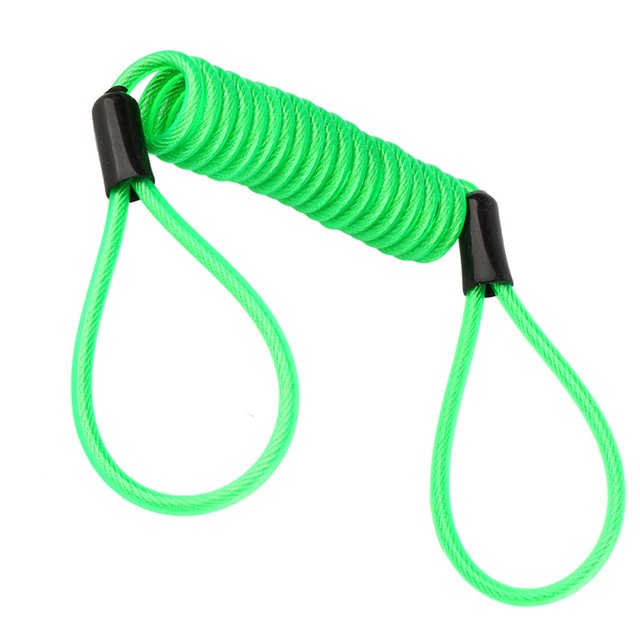 Alarma Bloqueo de disco Recordatorio de seguridad Cable Motocicleta Scooter Bicicleta Moto Caja fuerte antirrobo