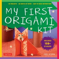 My First Origami Kit: [Origami Kit with Book, 60 Papers, 150 Stickers, 20 Projects], (Paperback)