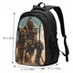 thumbnail image 5 of Disketp desert Man Shepherd Dog Mochila de Viaje Estampada para Laptop con Puerto de Carga USB, Mochila Impermeable para Computadora – Regalo para Hombres y Mujeres, 5 of 7