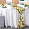thumbnail image 6 of Coolnut Abstract Roll Yarn Square Table Runner, Kitchen Table Matching for Daily and Holiday Seasonal Indoor or Outdoor Party (27X120). House Decor, 6 of 7
