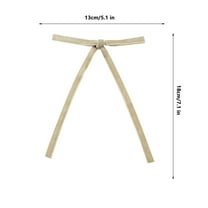 24 Pcs Christmas Tree Velvet Pre-Tied Ribbon Bow 5 x 7 in Wedding Decorating Wreath Spring Summer Winter Christmas Tree Decoration