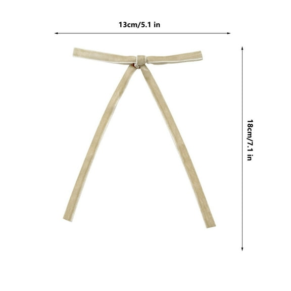 24 Pcs Christmas Tree Velvet Pre-Tied Ribbon Bow 5 x 7 in Wedding Decorating Wreath Spring Summer Winter Christmas Tree Decoration