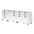 thumbnail image 1 of Winsome Halifax 3Pc Cabinet Set with File Drawer White Finish, 1 of 9