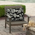 thumbnail image 2 of Arden Selections ProFoam 18 x 24 in Outdoor Deep Seat Back Cover, Ashland Black Jacobean, 2 of 6