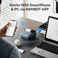 thumbnail image 4 of NIIMBOT B31 Label Maker Machine, 3 inches Barcode Label Printer Wireless Thermal Sticker Printer(Blue), 4 of 9