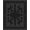 Gray, Pattern 1, variant on ODIKA 5'x7' Machine Washable Non-Slip Area Rug, Exquisite Jacquard Damask Scrollwork Symmetrical Decorative High Traffic Rug, Gray, 466674