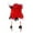 Red, variant on Corset Tops for Women Strapless Women's Court Corset Feather Velvet Christmas Bow Body Shaping Clothes Shapeware
