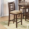 thumbnail image 4 of Coaster Home Furnishings Lavon 24 Inch Hardwood Bar Stool, Tan & Brown (Pair), 4 of 4