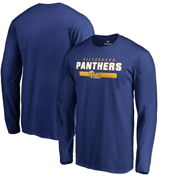 Men's Royal Pitt Panthers Team Strong Long Sleeve T-Shirt