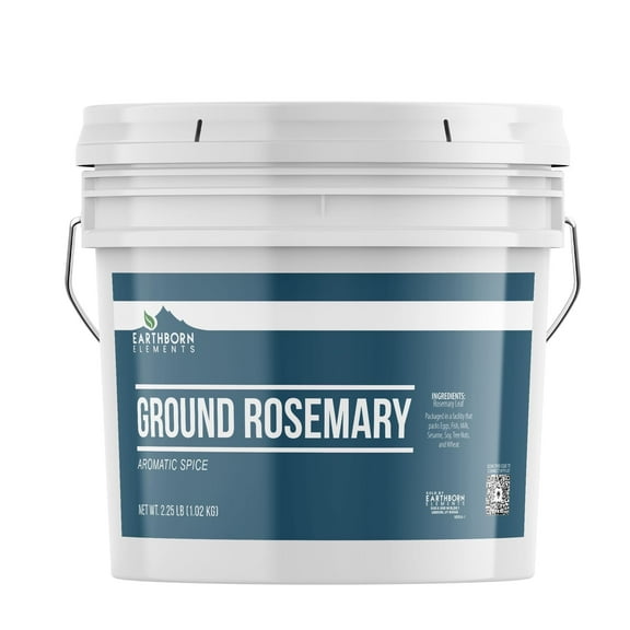 Earthborn Elements Ground Rosemary 1 Gallon Bucket, Versatile Herb, Bulk Size