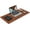 Brown, variant on PU Leather Desk Pad,36x17 in Large Computer Desk Mat,Waterproof Non-Slip Desk Blotter Protector,black Big Keyboard Mouse Pad
