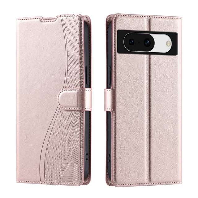 Google Pixel 8A 5G Étui, Portefeuille en Cuir Pu Couverture Rabattable Support Magnétique