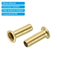 thumbnail image 4 of Unique Bargains 4mm ID 6mm OD Laiton Compression Insert, 18Pcs Insert Tube Support Compression Raccord Accessoires Kit, 4 of 5