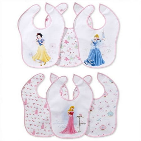 Disney Fairies Disney Princess 6pk Bib Set