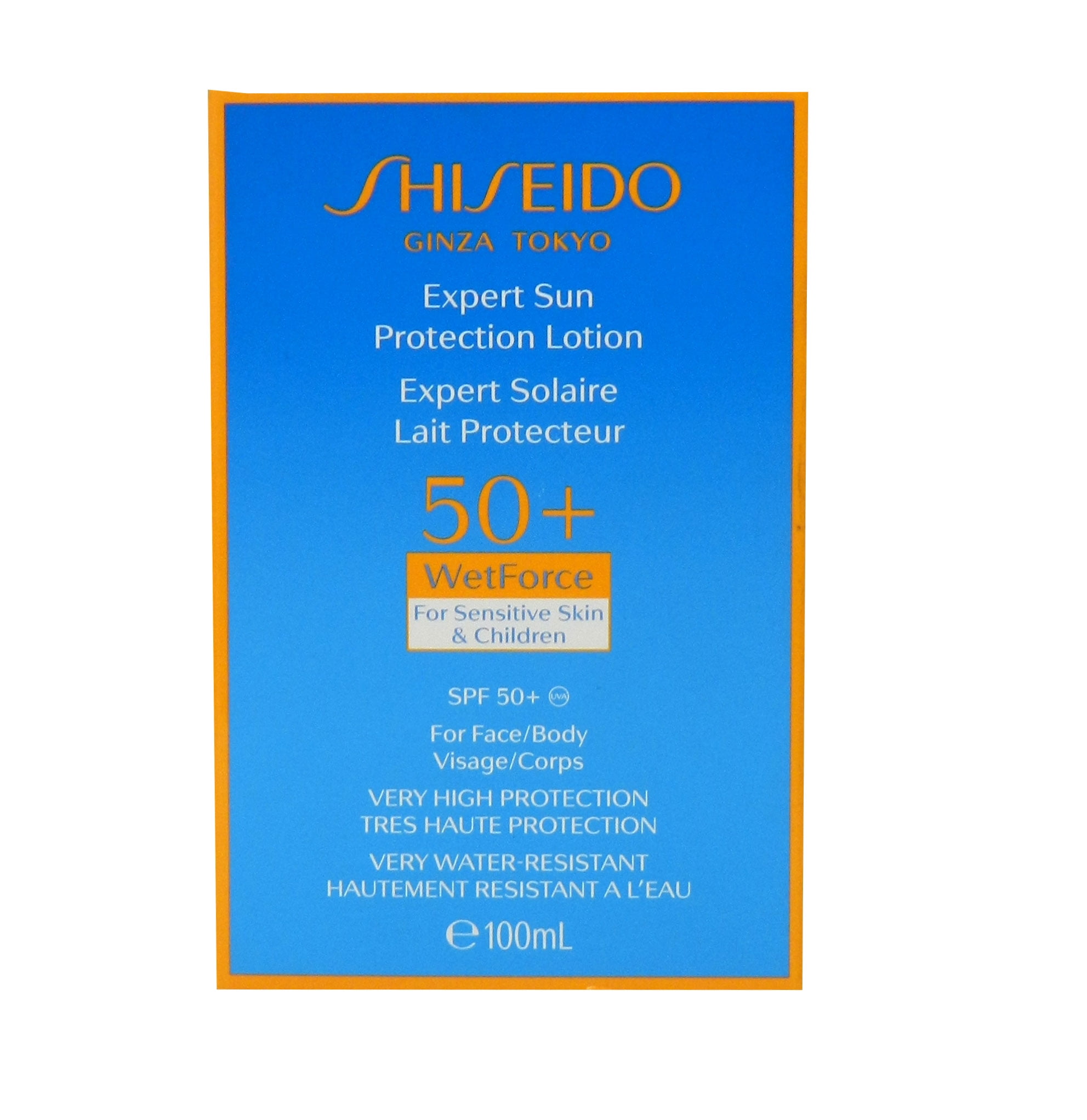Shiseido Expert Sun Protection Lotion WetForce Sensitive Skin SPF 50+ 3