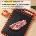 thumbnail image 6 of OEFNTAC Aluminum Cutting Board with Built-in Knife Sharpener Double Sided Thawing Board, 6 of 9