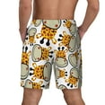 thumbnail image 3 of Kdxio Giraffes Head Print Men'S Swim Trunks With Compression Liner 7 Inch Inseam Quick Dry Swim Shorts, 3 of 7