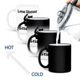 thumbnail image 4 of 3dRose, Lyme Disease Stinks Skunk Awareness Ribbon Cause Design, 11oz Magic Transforming Mug, 4 of 8