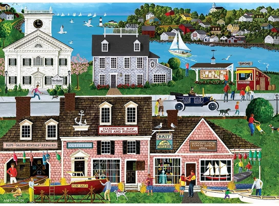 MasterPieces 1000 Piece Jigsaw Puzzle - Hammock Bay - 19.25"x26.75"